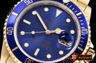 Rolex Submariner 16618 YG/YG Blue BP Ult A3135 Mod