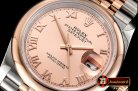 Rolex DateJust 36mm Jub Dome RG/SS Rose/Rmn BP A2813