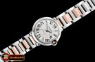 Cartier Balon Bleu Ladies 33mm RG/SS Wht BVF Jap NH05