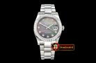 Rolex Datejust DJ 36mm Oyst Flt SS/SS Black MOP Diams BP A3135 M
