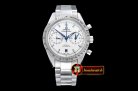 Omega Speedmaster Chronograph SS/SS Wht JHF A7750 Mod 9300