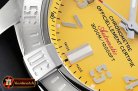 Breitling Avenger II Seawolf SS/RU Yellow Num/Stk GF Asia 2836