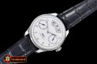 IWC Portugieser Annual Cal IW503502 SS/LE Wht/SS A52850