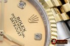 Rolex Datejust Man DJ 36mm Jub Flt YG/SS Gold Diams BP A3135 Mod