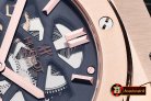 HUB0337 - Classic Fusion 45mm Tourbillon RG/LE Black Asian Auto
