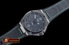 IWC Ingenieur Cabon Perf. PVD/NY Blk/Grn CF MY9015 Mod