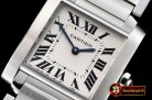 Cartier Ladies Cartier Tank Francaise SS/SS Wht TWF Swiss Qtz