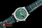 Replica Rolex Daydate 36mm SS/LE Green Sticks A2836