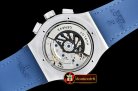 Hublot Fusion Bang 45mm Chrono SS/RU Blk/Blue A7750 Secs@3