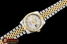 Rolex Datejust 36mm Flt YG/SS S.Wht/Stk Jub ARF Asia SH3135