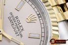 Rolex Datejust DJ 36mm Jub Flt YG/SS Light Grey Stk BP A3135 Mod
