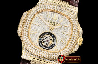 PP0278C - Nautilus Jumbo 5711 Tourbillon Diams YG/LE Tourbillon