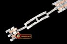 Cartier Santos Demoiselle Ladies RG/SS White Swiss Quartz