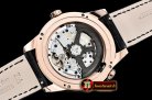 Jaeger Le Coultre Polaris Geographic WT LE RG/LE Black Miyota 9015 Mod