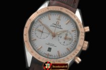 OMG0373A - Speedmaster Moon Watch SS/RG/LE White Stick A-7750