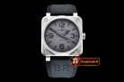 BELL & ROSS Bell Ross BR03-92 42mm SS/RU Grey/Num/Stk V2 Miyota 9015