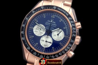 Best Replica Omega Speedmaster Snoppy RG/RG Blue OS20 Quartz
