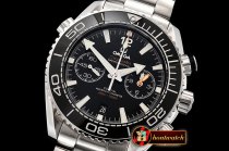 Omega Planet Ocean Chrono SS/SS Blk OMF V4 A7750 Mod