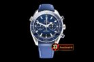 Omega Planet Ocean 45mm Chrono TI/RU Blue BP A7750 Mod9300