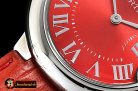 Cartier Balon Bleu Midsize 33mm SS/LE Red Swiss Quartz Mod