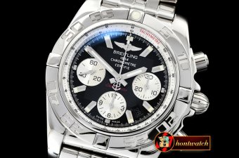 BSW0362B - Chronomat B01 SS/SS Black/Stick GF Asia 7750 Mod