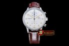 IWC Portuguese Chrono Diam SS/LE Wht/Gold ZF A79350 Mod