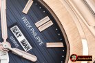 Patek Philippe Nautilus GMT MoonPhase RG/RG Blue Asia 23J Calend