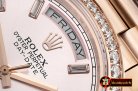 Rolex DayDate 40mm Diam RG/RG Rose Gold Baug. Diam BP A2836