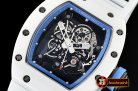 Richard Mille RM055 Bubba Watson CER/VRU Wht Sk Blue KVF MY8215 Mod