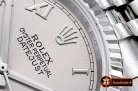 Rolex Datejust DJ 36mm Jub Flt SS/SS Light Grey Rmn BP A3135 Mod