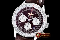 Replica Breitling Navitimer SS/LE Brown Asia 7750 Mod