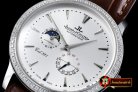 JL080A - Master Control SS/LE White Diam Bezel - Jap Miyota