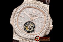 PP0278B - Nautilus Jumbo 5711 Tourbillon Diams RG/LE Tourbillon