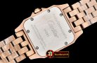Cartier Santos Demoiselle Ladies RG/RG White Swiss Quartz