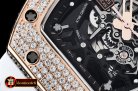 Richard Mille RM035-02 Americas Diams RG/RU Wht Skele KVF MY8215 Mod