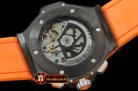 HUB0323C - Big Bang Pearl/ Sq Orange Ruby All Black A-7750