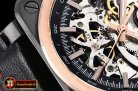 Bell & Ross BR03-92 42mm Aero GT PVD/RG/LE Black Skele MY9015