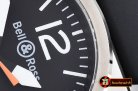 Replica BELL & ROSS BR03-92 SS/RU Black/White/Orange Miyota 9015