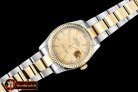 Replica Rolex DateJust Midsize 31mm YG/SS Gold Sticks BP Asia 28