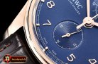 IWC Portugieser Chronograph Classic RG/LE Blue YLF A7750