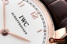 IWC Portuguese Hand-Wound Ref.IW5454 RG/LE Wht/Wht A6497