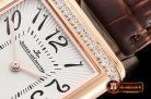 Jaeger Le Coultre JL Reverso Ladies Diams RG/LE White/Num MY6T51 Mod