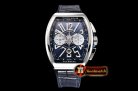 Franck Muller Vanguard Chronograph 44mm SS/LE/RU Blue Asia 7750