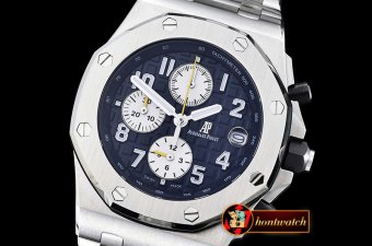 Replica Audemars Piguet Royal Oak Offshore SS/SS Blue/Wht VK Qtz