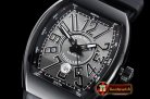 Franck Muller Vanguard Mens V45 PVD/LE/RU Silver Grey ABF Asia 2824