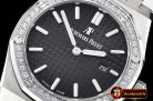 Audemars Piguet Royal Oak Ladies 33mm SS/SS Blk Diams JF Swiss E