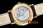 BRE063A - Classique SS Moonphase YG/LE White Miyota 9015