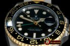 ROLGMT105B - YG/YG 2008 GMT TT Black Swiss 2836