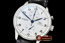 IWC Portuguese Chrono "150 Years" SS/LE Wht/Blu YLF A7750