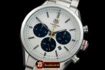 TAG0260A - Carrera CH 80Anni Chrono SS/SS White/Ylw Jap OS20